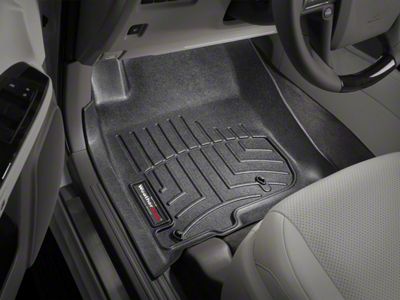 Weathertech DigitalFit Front Floor Liners; Black (2010 4Runner w/ Passenger Side Floor Hook; 11-12 4Runner)