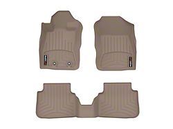 Weathertech DigitalFit Front and Rear Floor Liners; Tan (25-26 4Runner Hybrid)