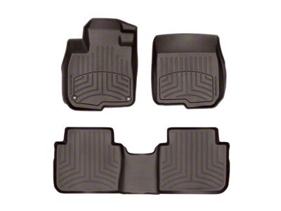 Weathertech Front and Rear Floor Liner HP; Cocoa (13-24 4Runner)