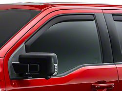 Weathertech Side Window Deflectors; Front; Matte Black (10-24 4Runner)