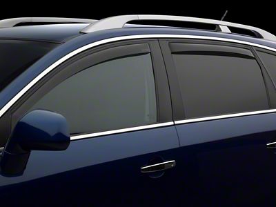 Weathertech Side Window Deflectors; Front and Rear; Dark Smoke (03-09 4Runner)
