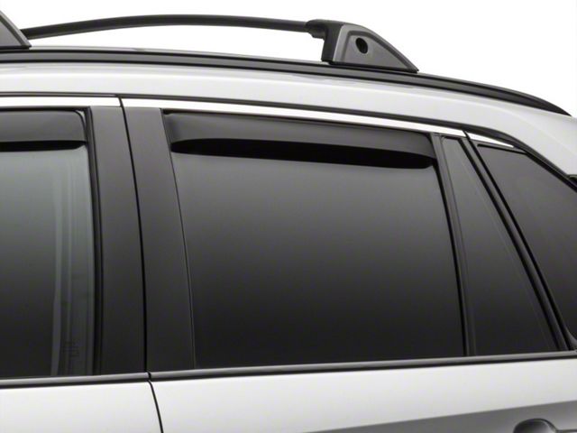 4runner Rear Window Protection Weathertech Toyota 4-Runner Side Window Deflectors; Rear; Matte Black ...