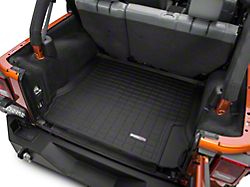 Weathertech DigitalFit Cargo Liner; Black (07-10 Jeep Wrangler JK 4-Door)