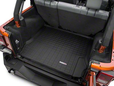 Weathertech DigitalFit Cargo Liner; Black (07-10 Jeep Wrangler JK 4-Door)
