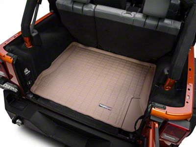 Weathertech DigitalFit Cargo Liner; Tan (07-10 Jeep Wrangler JK 4-Door)