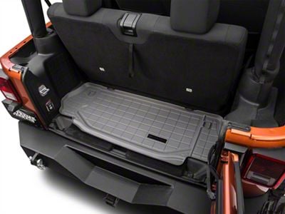 Weathertech DigitalFit Cargo Liner; Gray (07-18 Jeep Wrangler JK 2-Door)