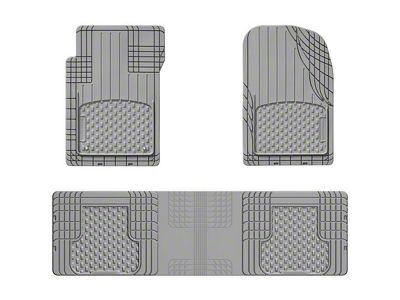 Weathertech AVM Trim-to-Fit 3-Piece Front and Rear Liners; Gray (Universal; Some Adaptation May Be Required)