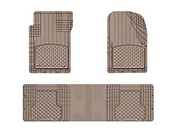 Weathertech AVM Trim-to-Fit 3-Piece Front and Rear Liners; Tan (Universal; Some Adaptation May Be Required)