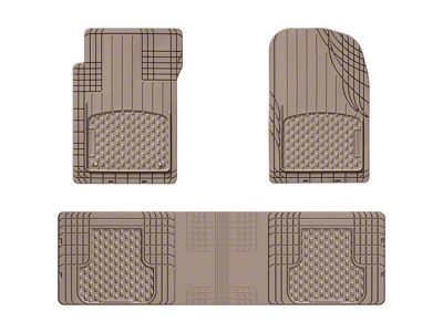 Weathertech AVM Trim-to-Fit 3-Piece Front and Rear Liners; Tan (Universal; Some Adaptation May Be Required)