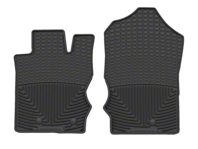 Weathertech All-Weather Front Rubber Floor Mats; Black (21-25 Bronco)