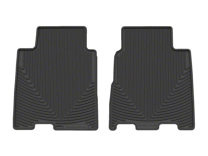 Weathertech Bronco AllWeather Rear Rubber Floor Mats; Black W600 (21