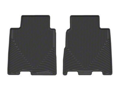 Weathertech All-Weather Rear Rubber Floor Mats; Black (21-25 Bronco 4-Door)