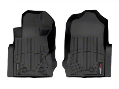 Weathertech DigitalFit Front Floor Liners for Vinyl Floors; Black (21-25 Bronco)