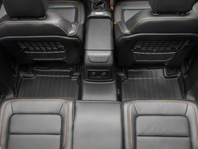 Weathertech DigitalFit Rear Floor Liner; Black (21-25 Bronco 4-Door)