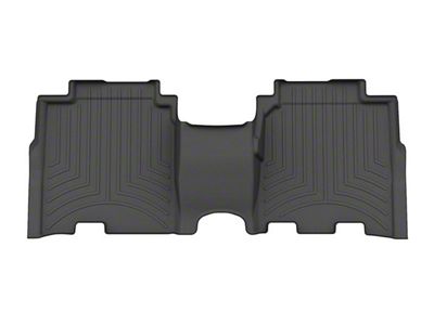 Weathertech DigitalFit Rear Floor Liner for Vinyl Floors; Black (21-25 Bronco 4-Door)