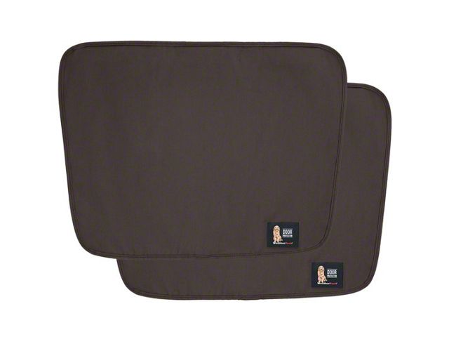 Weathertech Doors Weathertech Bronco Door Protectors; 22-Inch x 18-Inch; Cocoa 8DP22CO ...