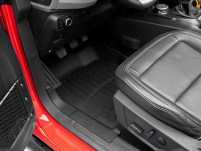 Weathertech Front Floor Liner HP; Black (21-25 Bronco)