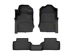 Weathertech Front and Rear Floor Liner HP; Black (21-26 Bronco 2-Door)