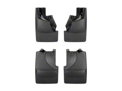 Weathertech No-Drill Mud Flaps; Front and Rear; Black (22-25 Bronco Raptor)