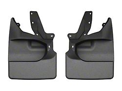 Weathertech No-Drill Mud Flaps; Front; Black (21-26 Bronco w/ Sasquatch Package)