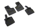 Weathertech No-Drill Mud Flaps; Front and Rear; Black (21-25 Bronco w/ Factory Metal Rear Bumper & Sasquatch Package)
