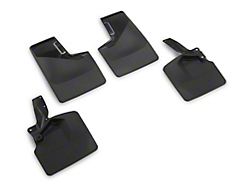 Weathertech No-Drill Mud Flaps; Front and Rear; Black (21-25 Bronco w/ Factory Metal Rear Bumper & Sasquatch Package)