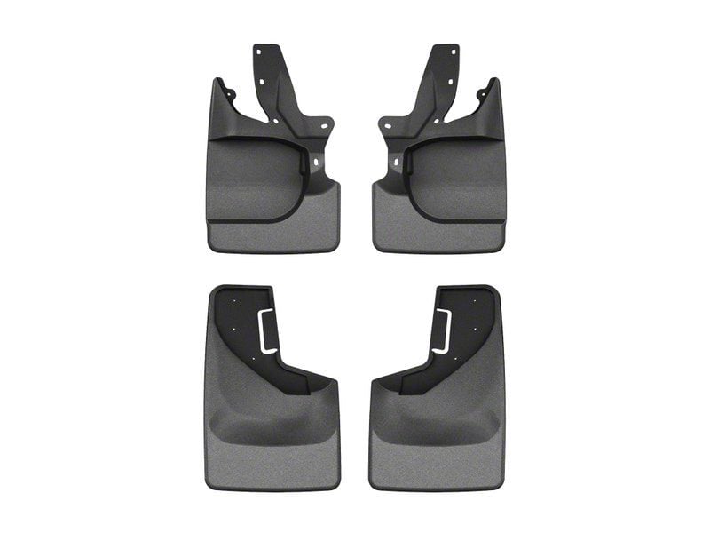 メンテナンス T-WING 1207Bx10 1207Cx10 Weathertech Bronco No-Drill Mud Flaps; Front and Rear; Black