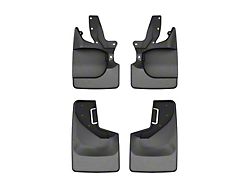 Weathertech No-Drill Mud Flaps; Front and Rear; Black (21-26 Bronco w/ Factory Metal Rear Bumper & w/o Sasquatch Package)