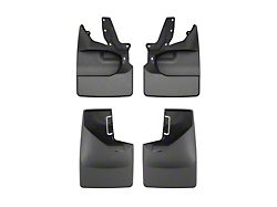 Weathertech No-Drill Mud Flaps; Front and Rear; Black (21-26 Bronco w/ Factory Metal Rear Bumper & Sasquatch Package)