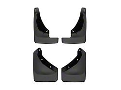Weathertech No-Drill Mud Flaps; Front and Rear; Black (21-25 Bronco Sport)