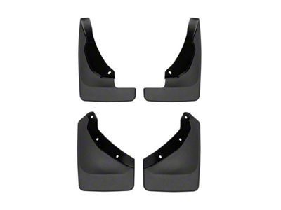 Weathertech No-Drill Mud Flaps; Front and Rear; Black (21-25 Bronco Sport)