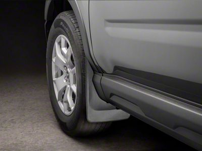 Weathertech No-Drill Mud Flaps; Front; Black (21-25 Bronco Sport)