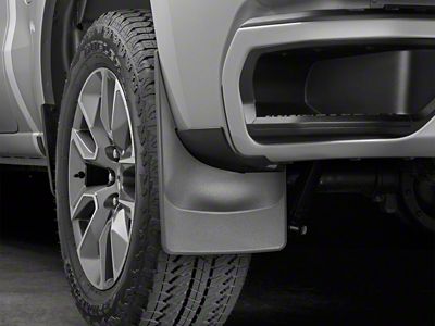 Weathertech No-Drill Mud Flaps; Rear; Black (25-26 Bronco Sport)