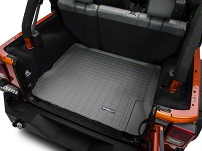 Weathertech DigitalFit Cargo Liner; Gray (07-10 Jeep Wrangler JK 4-Door)