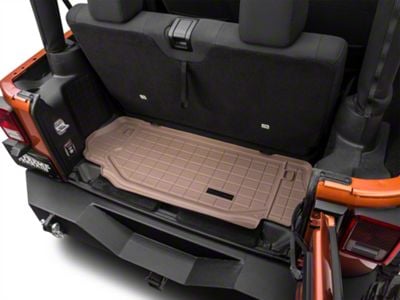 Weathertech DigitalFit Cargo Liner; Tan (07-18 Jeep Wrangler JK 2-Door)