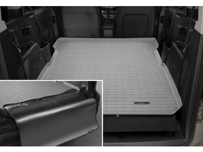 Weathertech DigitalFit Cargo Liner with Bumper Protector; Gray (07-14 Jeep Wrangler JK 2-Door)