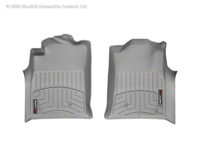 Weathertech DigitalFit Front Floor Liners; Gray (08-11 Tacoma)