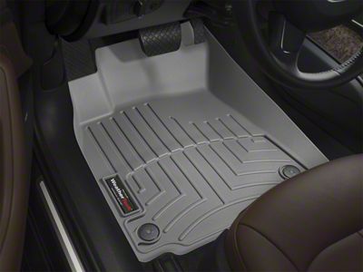 Weathertech DigitalFit Front Floor Liners; Gray (12-15 Tacoma Regular Cab, Access Cab)