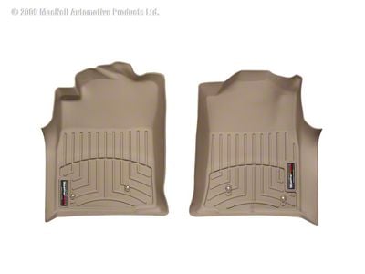 Weathertech DigitalFit Front Floor Liners; Tan (08-11 Tacoma)