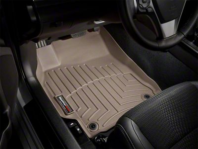 Weathertech DigitalFit Front Floor Liners; Tan (12-15 Tacoma Double Cab)