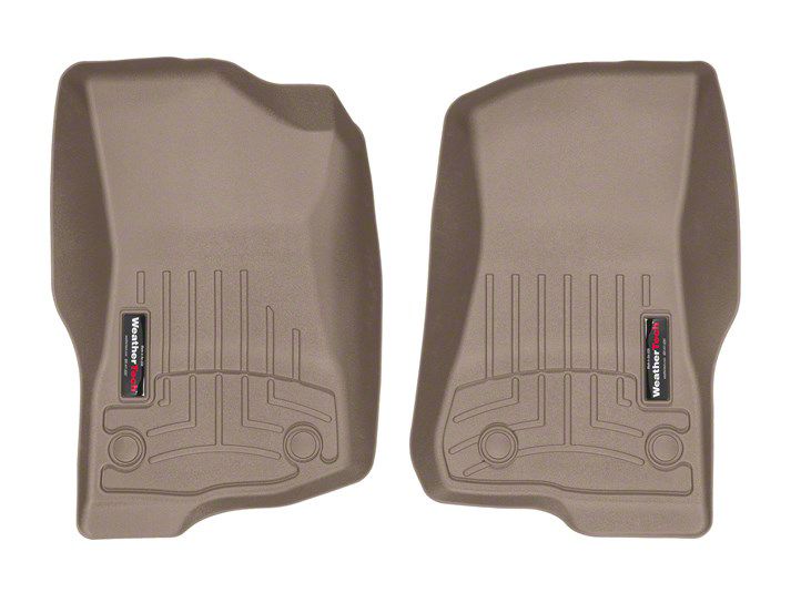 Weathertech Jeep Wrangler DigitalFit Front Floor Liners; Tan 4513131