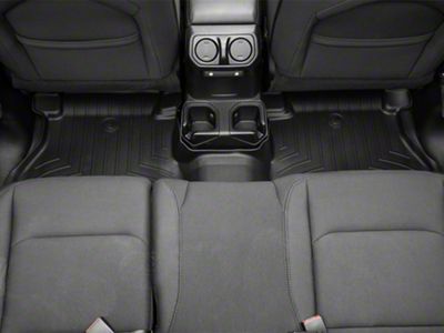 Weathertech DigitalFit Rear Floor Liners; Black (18-25 Jeep Wrangler JL 4-Door, Excluding 4xe)