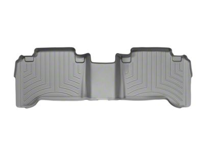 Weathertech DigitalFit Rear Floor Liners; Gray (05-15 Tacoma Double Cab)