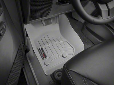 Weathertech DigitalFit Front Floor Liners; Gray (14-18 Jeep Wrangler JK)