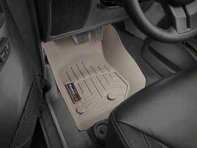 Weathertech DigitalFit Front Floor Liners; Tan (14-18 Jeep Wrangler JK)
