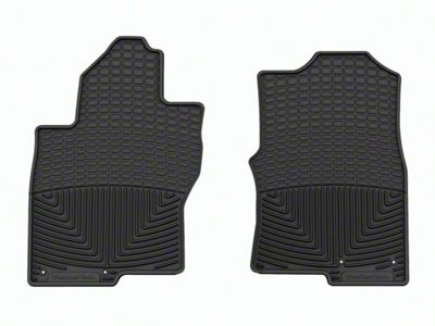 Weathertech All-Weather Front Rubber Floor Mats; Black (22-25 Frontier)