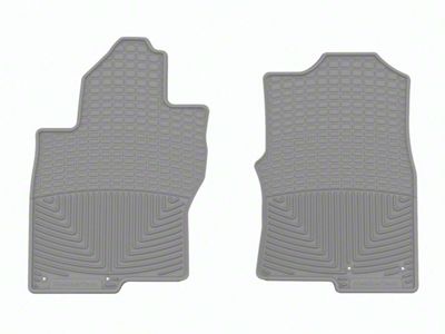 Weathertech All-Weather Front Rubber Floor Mats; Gray (22-25 Frontier)