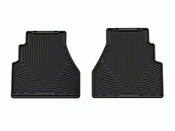 Weathertech All-Weather Rear Rubber Floor Mats; Black (22-26 Frontier Crew Cab)