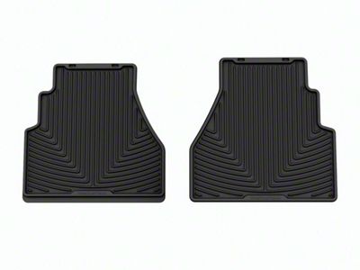 Weathertech All-Weather Rear Rubber Floor Mats; Black (22-25 Frontier Crew Cab)
