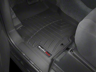 Weathertech DigitalFit Front Floor Liners; Black (05-08 Frontier w/ 1-Driver Side Retention Post)